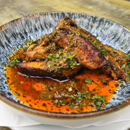 Costillar con Chimichurri